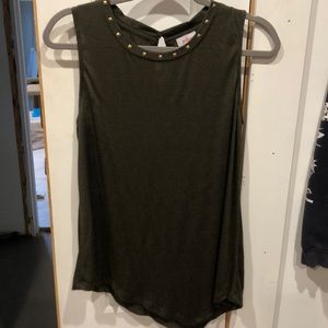 Pixley dark green halter top